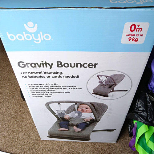 Babylo gravity bouncer - babylo, grey