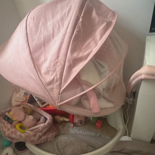 Pink grey baby - pink,