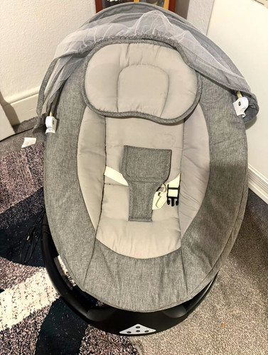 Grey stars baby bouncer chair - grey,