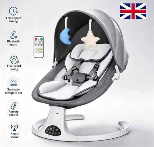 Bluetooth electric baby swing - electric,