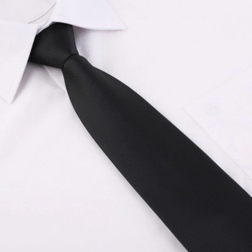 Black plain clip - plain,