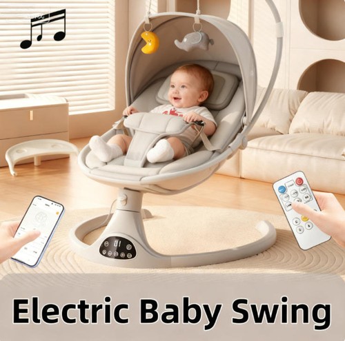 Bluetooth electric baby swing - electric,