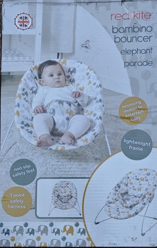 Red kite bambino baby bouncer - red,